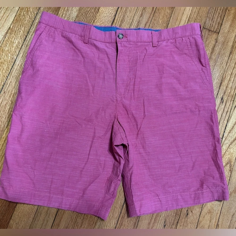 Tommy Hilfiger Mens Casual Classic Chino Shorts Size 40 Red